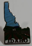 Idaho State Shaped Enamel Metal Lapel Pin Souvenir Travel Collectible