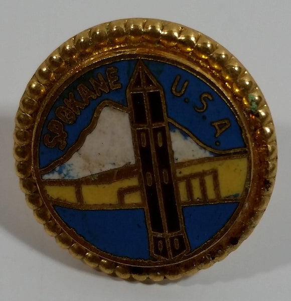 Spokane, Washington Enamel Metal Lapel Pin Souvenir Travel Collectible