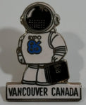 1986 Vancouver Exposition Expo 86 Ernie The Astronaut Carrying Briefcase Enamel Metal Lapel Pin