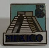 1986 Vancouver Exposition Expo 86 Mexico Aztec Temple Themed Enamel Metal Lapel Pin