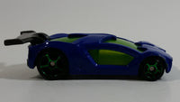 2012 McDonald's Hot Wheels Impavido 1 Blue 6/8 Die Cast Toy Car Vehicle