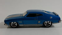 2010 Hot Wheels All Stars '73 Ford Falcon XB Metallic Blue Die Cast Toy Muscle Car Vehicle