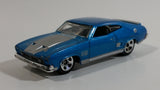 2010 Hot Wheels All Stars '73 Ford Falcon XB Metallic Blue Die Cast Toy Muscle Car Vehicle