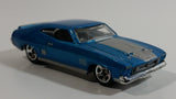 2010 Hot Wheels All Stars '73 Ford Falcon XB Metallic Blue Die Cast Toy Muscle Car Vehicle