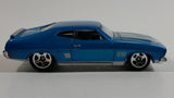 2010 Hot Wheels All Stars '73 Ford Falcon XB Metallic Blue Die Cast Toy Muscle Car Vehicle