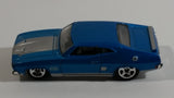 2010 Hot Wheels All Stars '73 Ford Falcon XB Metallic Blue Die Cast Toy Muscle Car Vehicle