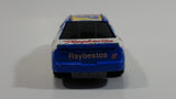 1995 Racing Champions Premier Edition NASCAR #8 Jeff Burton Raybestos Blue and White Die Cast Toy Race Car Vehicle