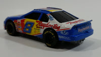 1995 Racing Champions Premier Edition NASCAR #8 Jeff Burton Raybestos Blue and White Die Cast Toy Race Car Vehicle