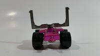 Vintage 1971 Lesney Matchbox Super Kings Scammel Contractor Purple Pink Semi Log Hauling Truck Pink Purple Die Cast Toy Car Vehicle