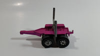 Vintage 1971 Lesney Matchbox Super Kings Scammel Contractor Purple Pink Semi Log Hauling Truck Pink Purple Die Cast Toy Car Vehicle