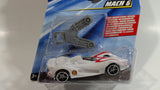 2008 Hot Wheels Speed Racer Movie Mach 6 Saw Blades White Plastic Die Cast Toy Car Vehicle OH5 - New in Package Sealed