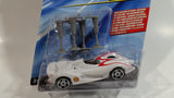 2008 Hot Wheels Speed Racer Movie Mach 6 Jump Jacks White Plastic Die Cast Toy Car Vehicle PR5 - New in Package Sealed