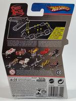 2008 Hot Wheels Speed Racer Movie Mach 5 Saw Blades White Plastic Die Cast Toy Car Vehicle 5DOT - New in Package Sealed