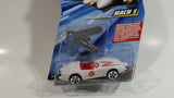 2008 Hot Wheels Speed Racer Movie Mach 5 Saw Blades White Plastic Die Cast Toy Car Vehicle 5DOT - New in Package Sealed