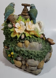 Heritage Mint Flower and Blue Bird Tea Cup Themed Musical Water Fountain