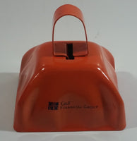 G&F Financial Group Orange Metal Bell Promotional Advertising Collectible