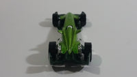 2008 Hot Wheels Hybrid Racers F-Racer Light Green Die Cast Toy Race Car Vehicle