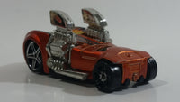 2006 Hot Wheels Big Blocks Twin Mill Hardnoze Metallic Orange Die Cast Toy Race Car Vehicle