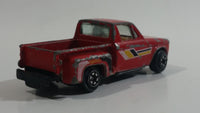 1980s Yatming Chevrolet LUV Stepside Pickup Truck Red No. 1700 Die Cast Toy Car Vehicle