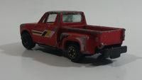 1980s Yatming Chevrolet LUV Stepside Pickup Truck Red No. 1700 Die Cast Toy Car Vehicle