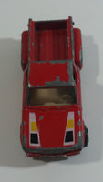 1980s Yatming Chevrolet LUV Stepside Pickup Truck Red No. 1700 Die Cast Toy Car Vehicle