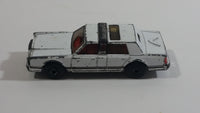 1989 Matchbox Lincoln Town Car White Die Cast Toy Car Vehicle - Macau