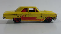 2007 Hot Wheels All Stars Ford Thunderbolt Yellow Die Cast Toy Muscle Car Vehicle