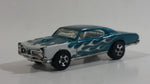 2007 Hot Wheels All Stars '67 Pontiac GTO Metalflake Teal Die Cast Toy Muscle Car Vehicle