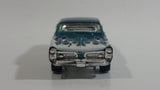 2007 Hot Wheels All Stars '67 Pontiac GTO Metalflake Teal Die Cast Toy Muscle Car Vehicle