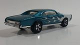 2007 Hot Wheels All Stars '67 Pontiac GTO Metalflake Teal Die Cast Toy Muscle Car Vehicle