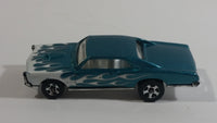 2007 Hot Wheels All Stars '67 Pontiac GTO Metalflake Teal Die Cast Toy Muscle Car Vehicle