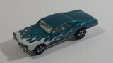 2007 Hot Wheels All Stars '67 Pontiac GTO Metalflake Teal Die Cast Toy Muscle Car Vehicle