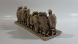Vintage The Last Supper Jesus Highly Detailed Hand Carved Resin Christianity Sculpture Made in Italy