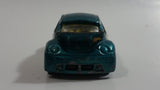 2007 Hot Wheels Pop-Offs Volkswagen New Beetle Cup Metalflake Teal Die Cast Toy Car Vehicle