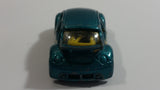 2007 Hot Wheels Pop-Offs Volkswagen New Beetle Cup Metalflake Teal Die Cast Toy Car Vehicle