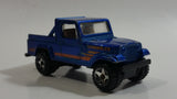 2009 Hot Wheels Heat Fleet Jeep Scrambler Metalflake Blue Die Cast Toy Car Vehicle