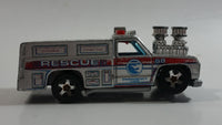 2008 Hot Wheels Rescue Rods Rescue Ranger Truck Silver Grey Die Cast Toy Car Vehicle