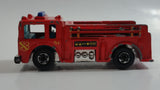 1982 Hot Wheels Fire Eater Red Fire Truck Die Cast Toy Car Vehicle - BW - Blue Lights