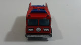 1982 Hot Wheels Fire Eater Red Fire Truck Die Cast Toy Car Vehicle - BW - Blue Lights