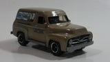 2010 Matchbox Farm Rigs Ford F-100 Panel Delivery (1955) Clay Brown Grey Die Cast Toy Car Vehicle