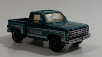 2008 Matchbox Bros Farms 1975 Chevy Stepside Truck Blue Green Die Cast Toy Car Vehicle