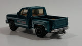 2008 Matchbox Bros Farms 1975 Chevy Stepside Truck Blue Green Die Cast Toy Car Vehicle