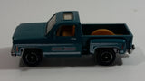 2008 Matchbox Bros Farms 1975 Chevy Stepside Truck Blue Green Die Cast Toy Car Vehicle