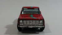 1980s Yatming Chevy Stepside Red Pickup Truck No. 1601 Die Cast Toy Car Vehicle - Made in China