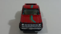 1980s Yatming Chevy Stepside Red Pickup Truck No. 1601 Die Cast Toy Car Vehicle - Made in China