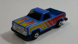 Yatming Chevrolet Pickup Truck No. 813 Blue Die Cast Toy Car Vehicle