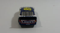 2012 SML Spin Master NASCAR Jimmie Johnson #48 Lowe's Blue and White 1/64 Scale Die Cast Toy Race Car Vehicle