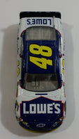 2012 SML Spin Master NASCAR Jimmie Johnson #48 Lowe's Blue and White 1/64 Scale Die Cast Toy Race Car Vehicle