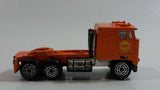 Rare Vintage 1970s Universal Products Shell Semi Truck Tractor Orange Die Cast Toy Car Vehicle - Hong Kong