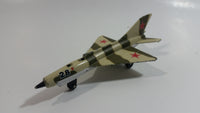 Vintage 1973 Matchbox Sky Busters Mig 21 Camouflage #28 Die Cast Toy Army Military Fighter Jet Airplane